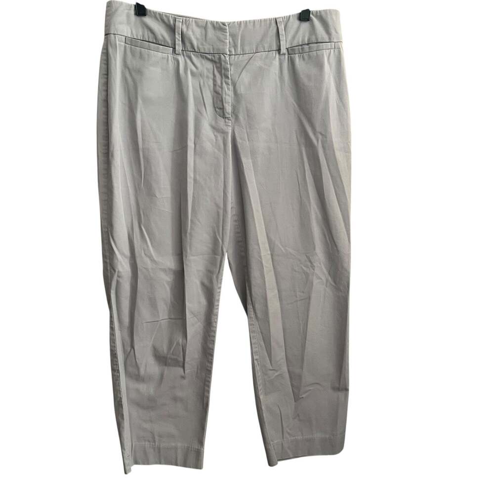 Ann Taylor Pants Womens 8 Gray Career Casual 34x25